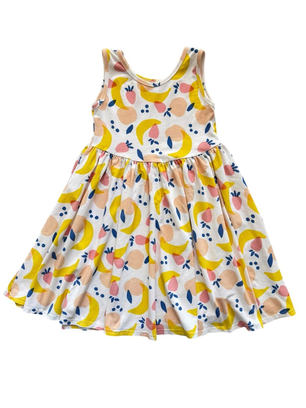Vivie And Ash Handmade Fruit Tank Twirl Dress Size 7
